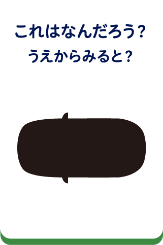 これはなんだろう？うえからみると？