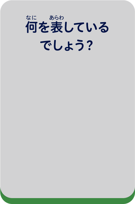 何を表しているでしょう？